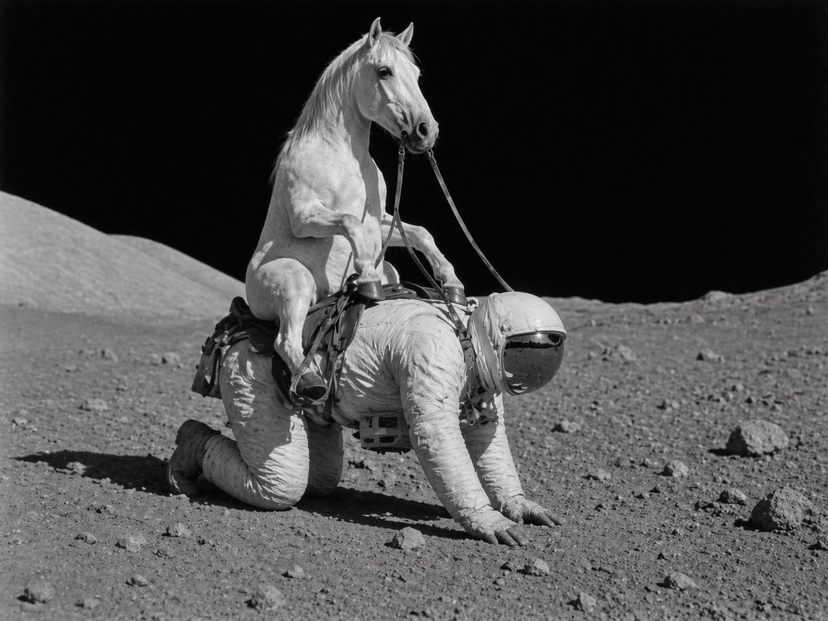 Surreal Moon Rider
