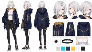 Anime Character Reference Sheet