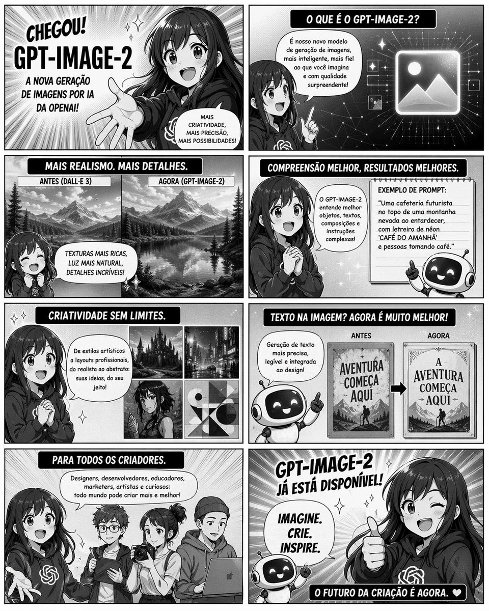 8-Panel Manga Promotional Page