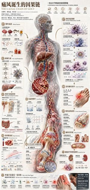 Causal Chain of Gout