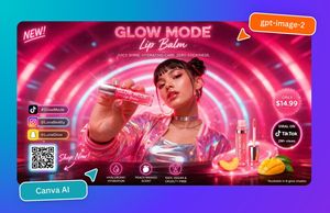 Neon Lip Balm Ad