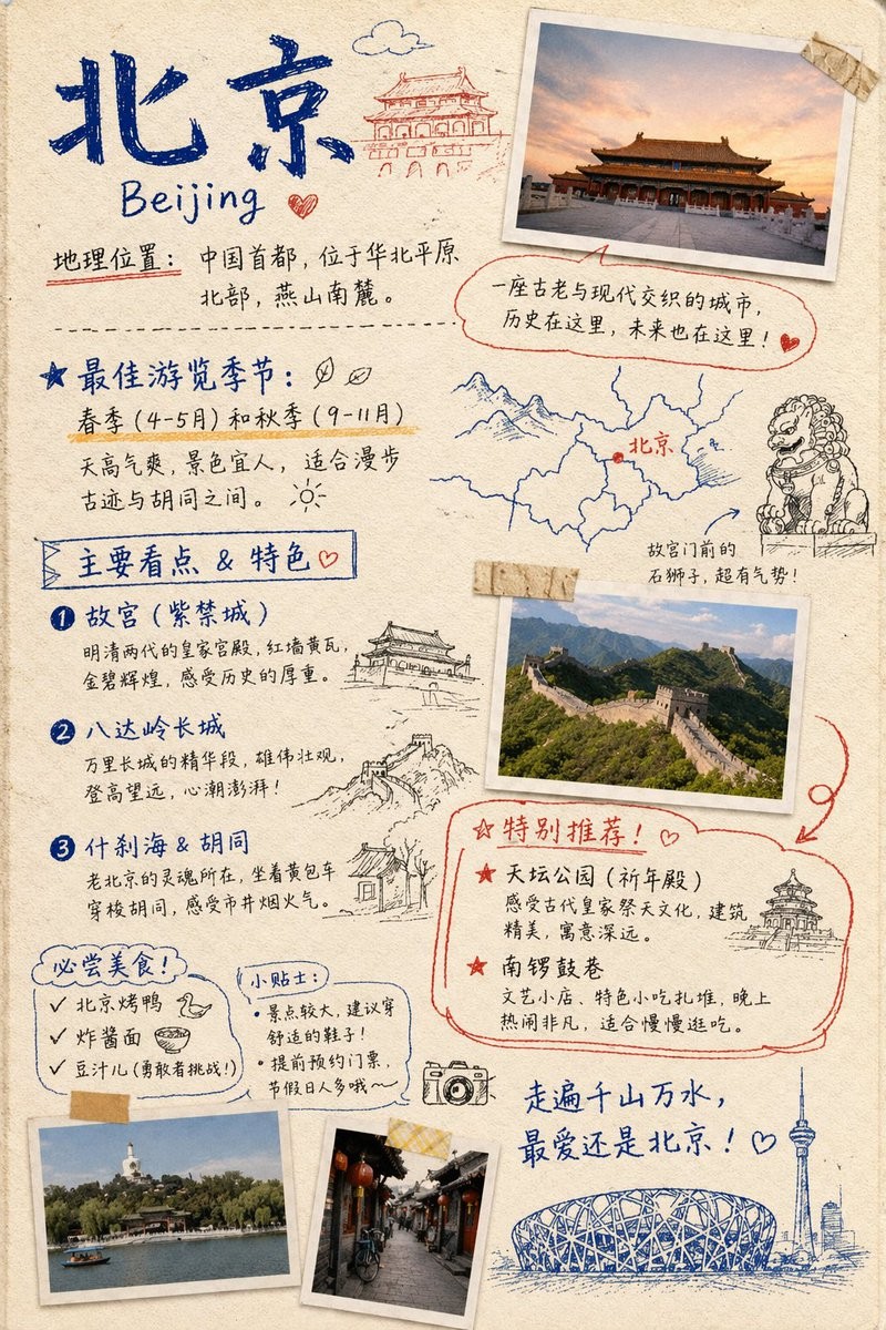 Travel Journal Scrapbook Infographic