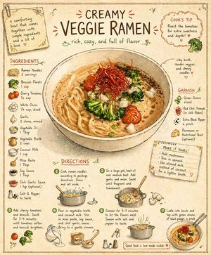 复古食谱插画
