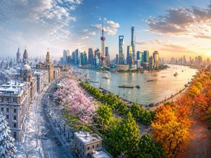 Seasons Transition Panorama