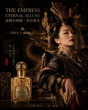 皇家香水广告提示词