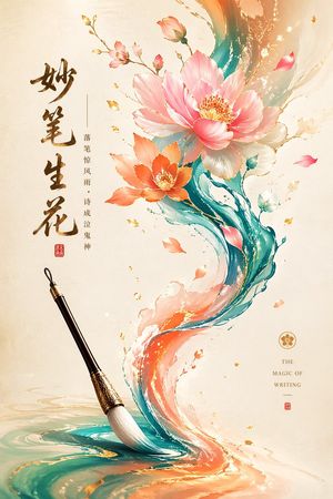 极简东方商业插画