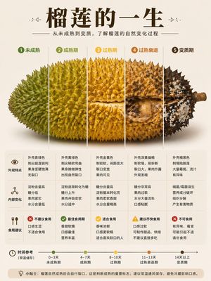 食物生命周期信息图提示词