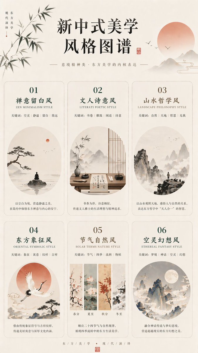 新中式美学风格图谱
