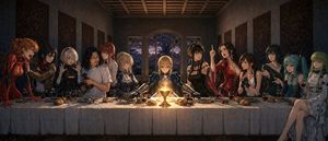 动漫版《最后的晚餐》群像