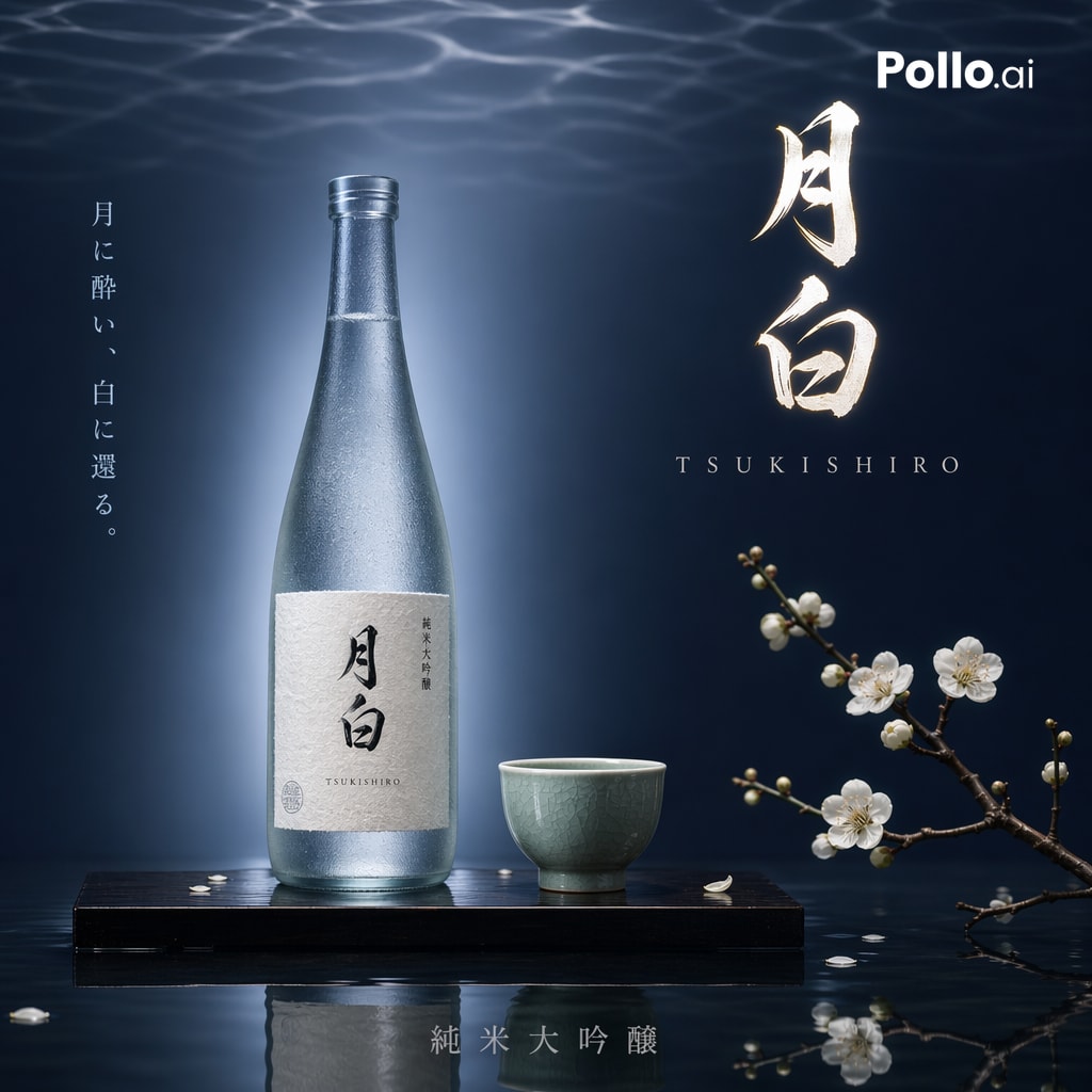 高端日式清酒海报