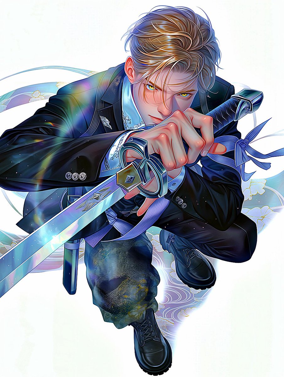 Cyber-Samurai Mobile Game Ad Poster