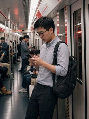 上海地铁里的程序员
