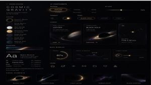 Cosmic Gravity 玻璃拟态 UI 系统