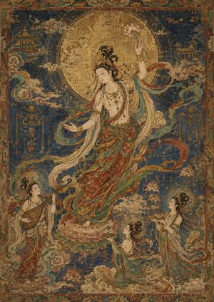 古代天女壁画