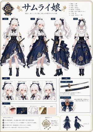 武士公主角色设定集