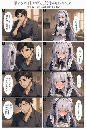 客厅里的浪漫漫画页面