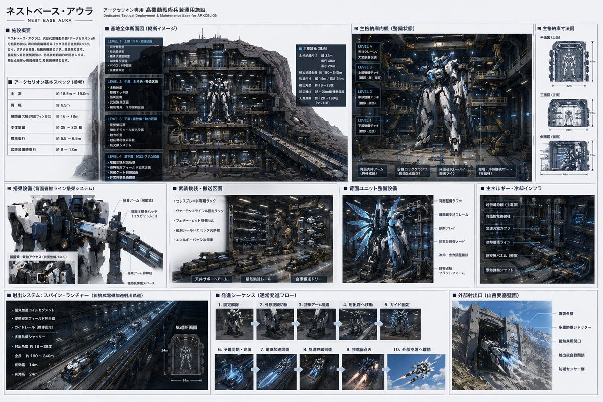 Mecha Base Technical Specs