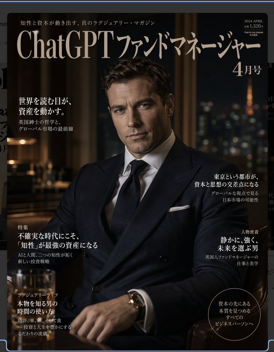 Luxury Magazine Cover