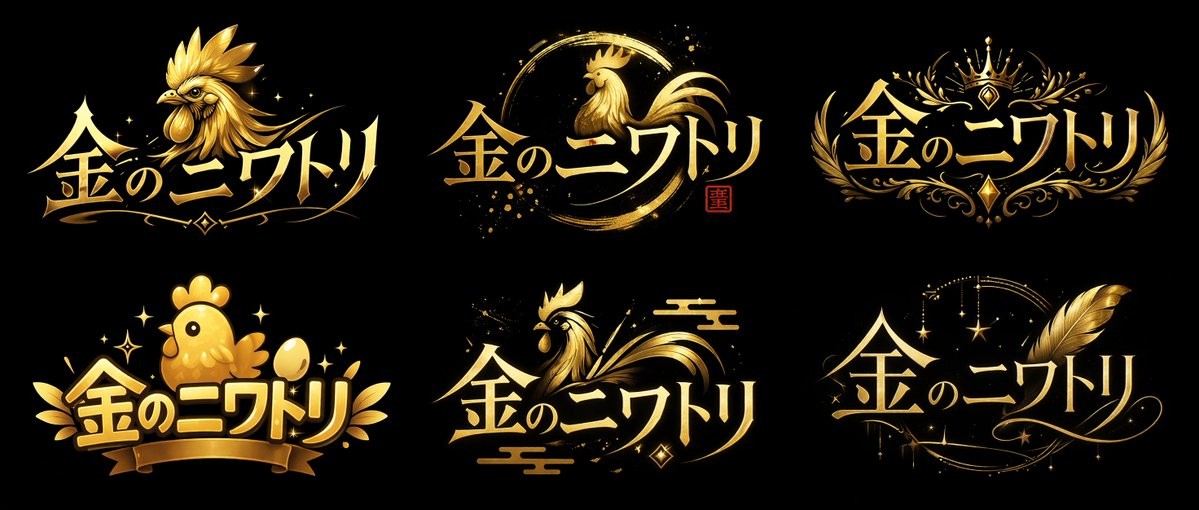 VTuber Logo Concept Grid