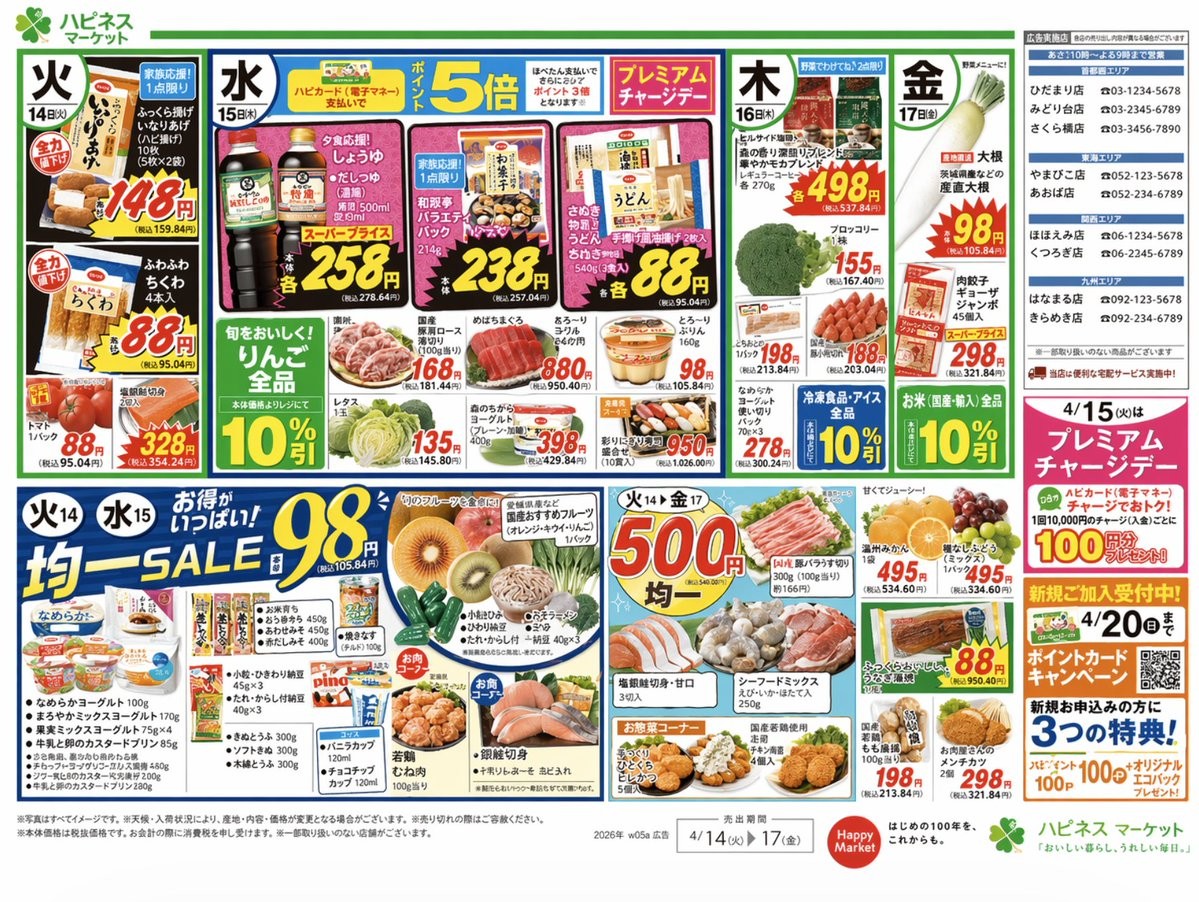 Japanese Supermarket Flyer