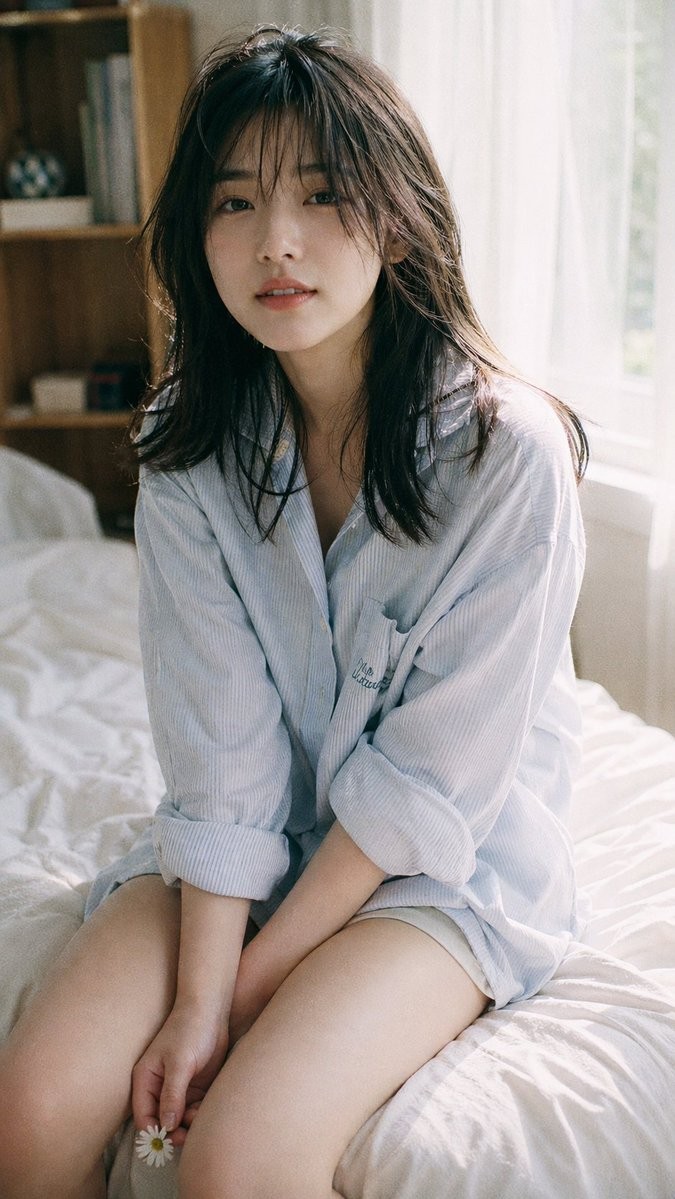 Japanese Fuji Film Style Portrait