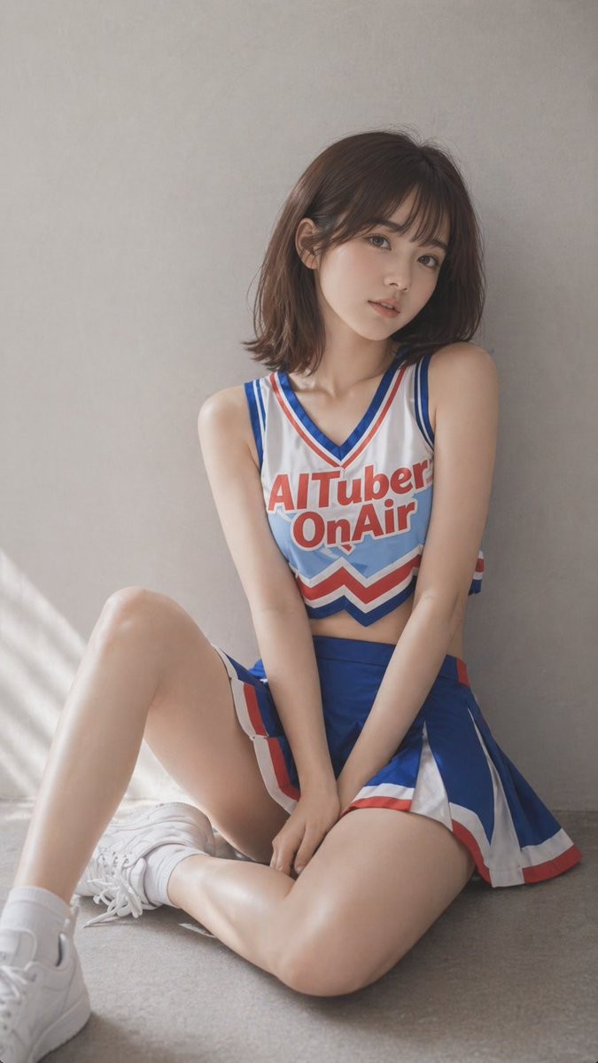 Realistic Cheerleader Portrait