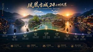 延时摄影时间轴风景提示词