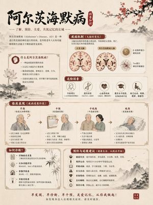 中文版阿尔茨海默病科普信息图