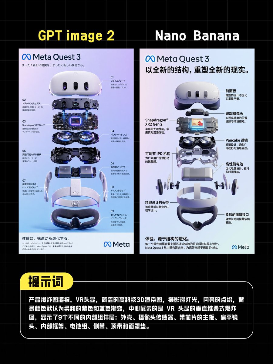 AI VR 海报对比