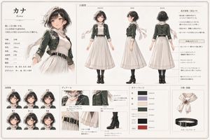 Kana 动漫角色设定集