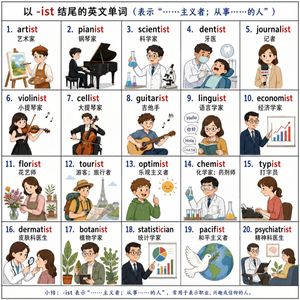 词汇学习网格