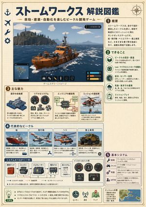 日文版 Stormworks 指南信息图