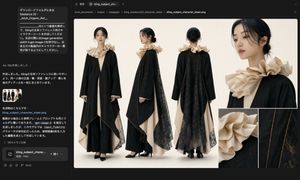 前卫黑米色时尚参考图