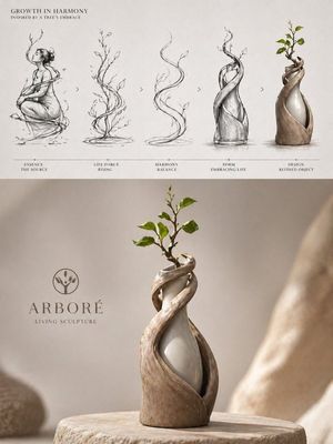 Biophilic Vase Poster