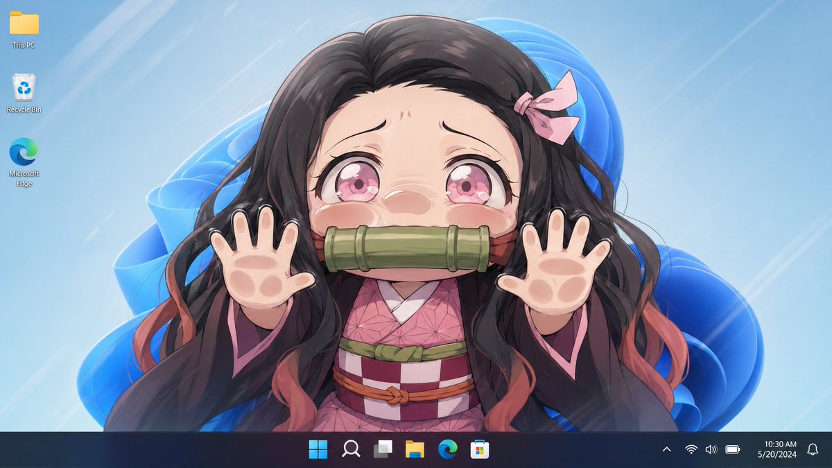 动漫少女 Windows 11 桌面壁纸