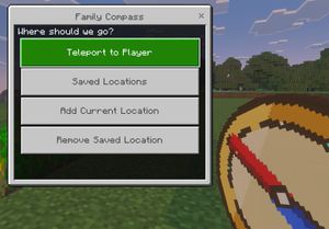Minecraft 家庭指南针 UI