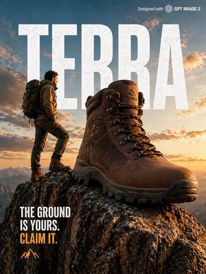 史诗级户外鞋履广告