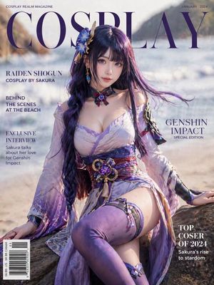 雷电将军海滩 Cosplay 封面