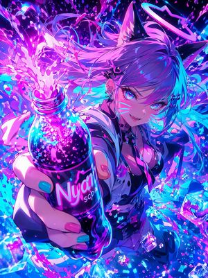 霓虹猫娘汽水爆破