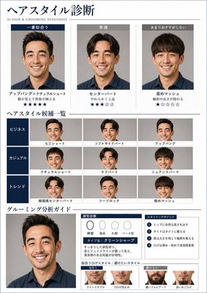 AI 发型与仪容诊断报告