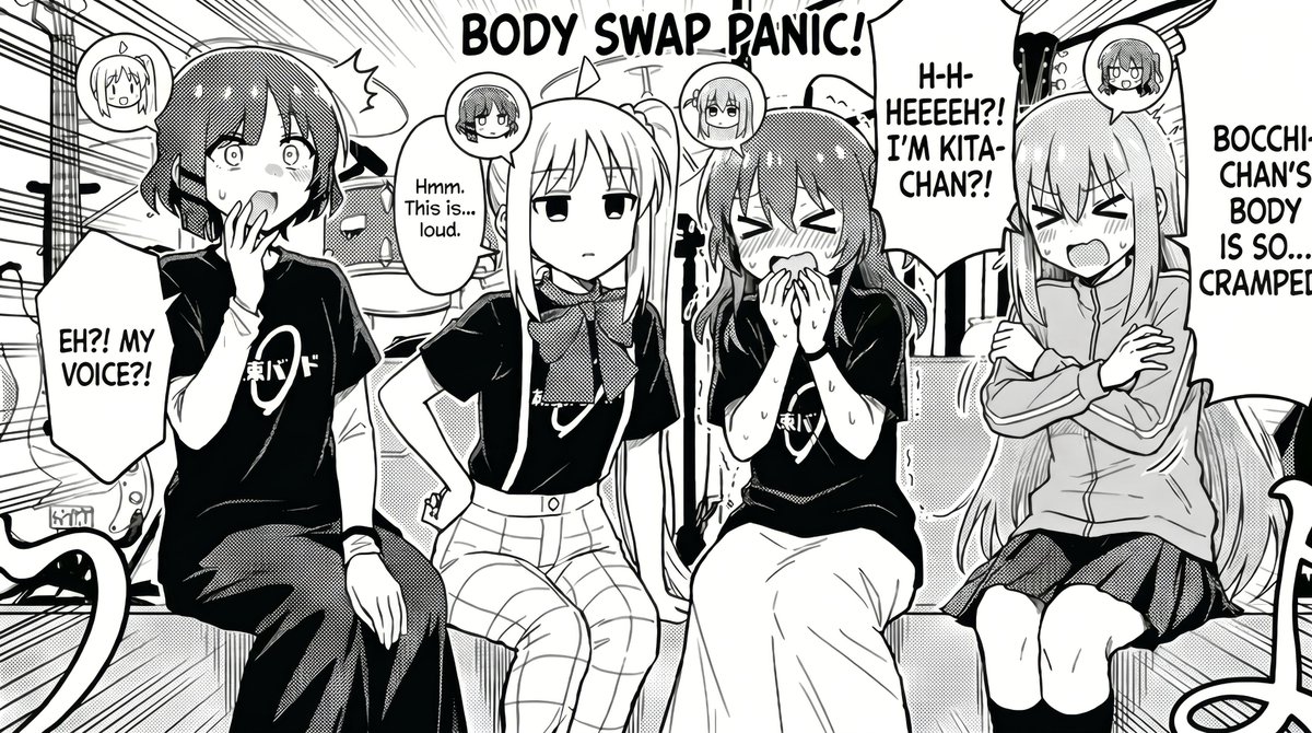 漫画：身体互换大骚乱