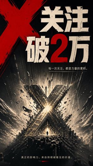 史诗级里程碑 X 海报