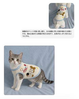 宠物服装替换效果图