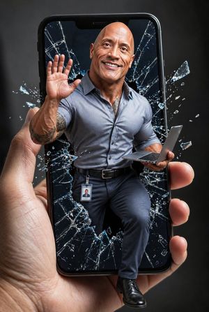 超写实 3D 名人表情包漫画