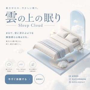 Sleep Cloud 零重力床垫海报