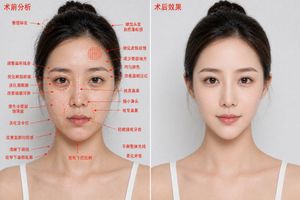 医美前后对比海报