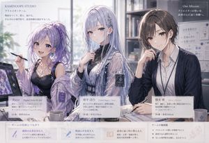 动漫创意团队工作室海报