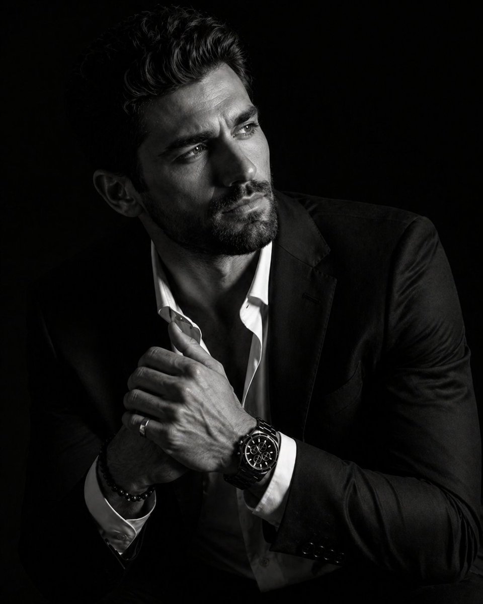 超写实明暗对照法肖像