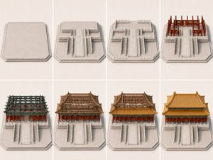8 块面板宫殿大厅建造项目