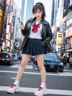 现代版太妹（Sukeban）街头肖像